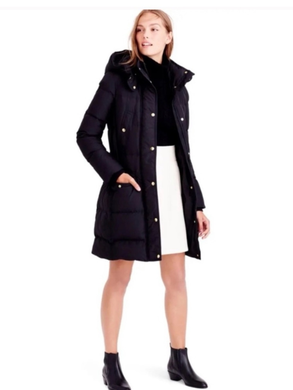 J.Crew Wintress down puffer coat XS